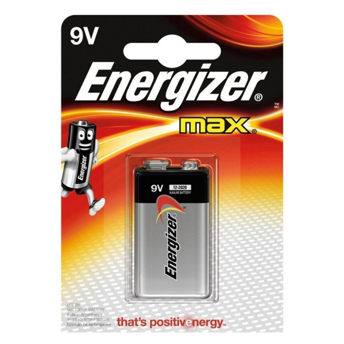 Energizer Max 9V alkalinebatteri (1 stk)