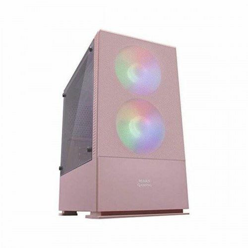 Mars Gaming ATX/mATX semi-tårn kabinet med RGB - Pink