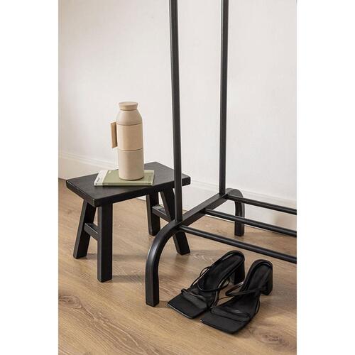 Newlux Hangy Duo 30 tøjstativ med dobbelt stang - sort metal, 115 × 50 × 150 cm