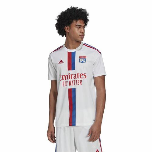 Kortærmet fodboldtrøje til mænd Adidas Olympique de Lyon 22/23 First Kit L