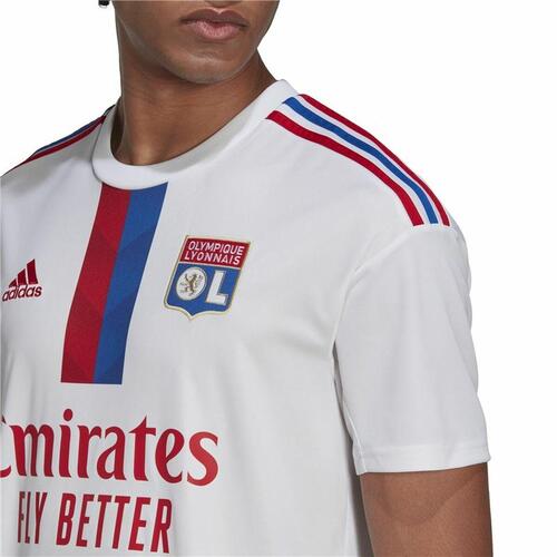 Kortærmet fodboldtrøje til mænd Adidas Olympique de Lyon 22/23 First Kit L
