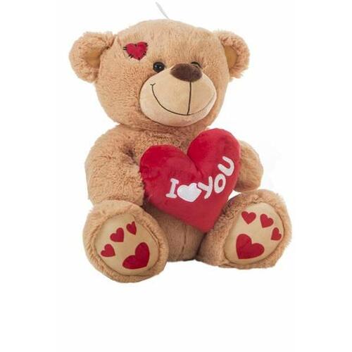 Bamse I Love You Bjørn 35 cm Brun