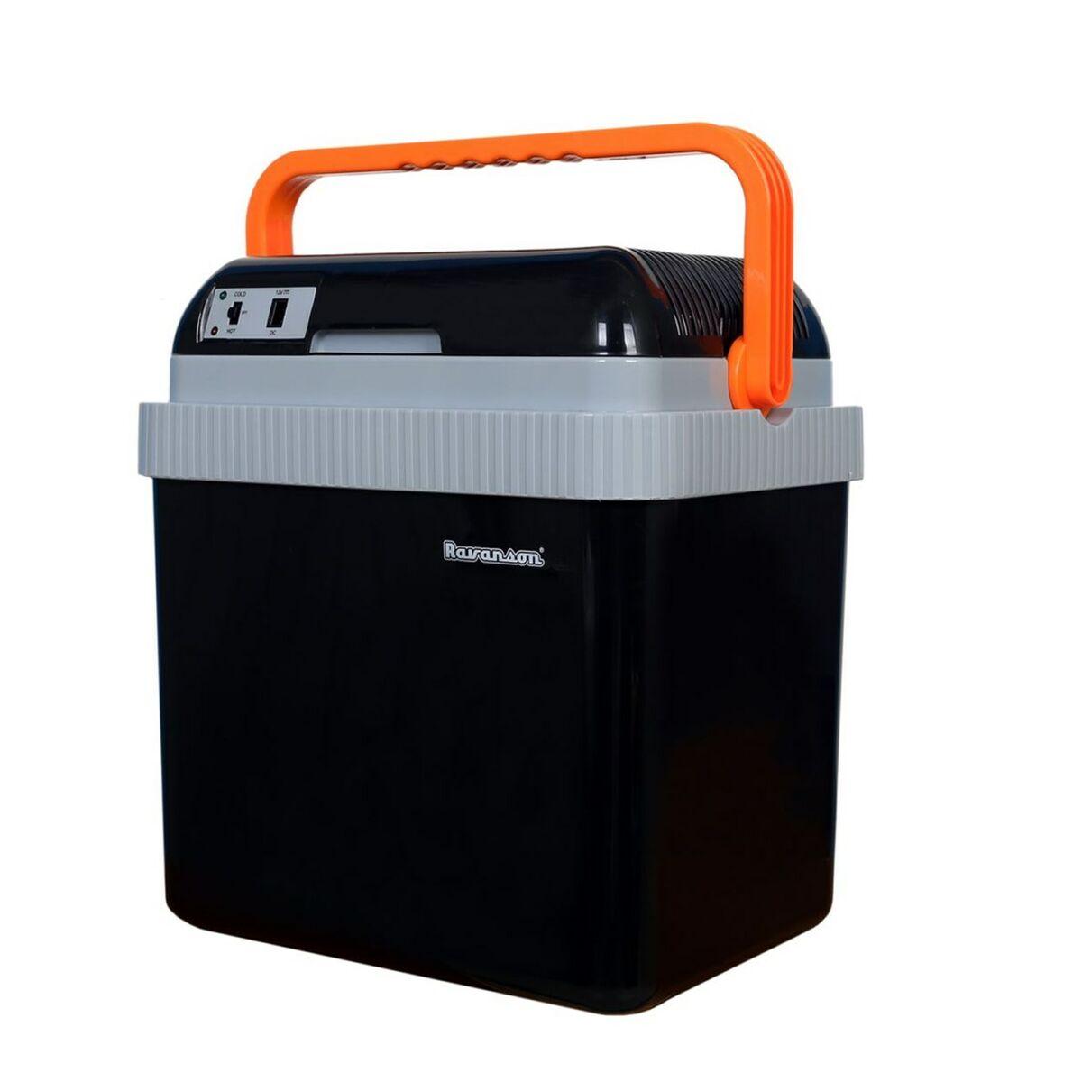 Ravanson CS-24S elektrisk køleboks 24 L - sort (39,8 × 43 × 29,8 cm)