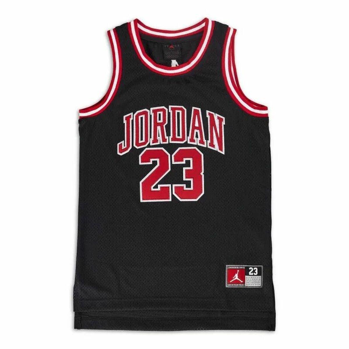 Basketballstrøje Jordan 23 Sort 10-12 år