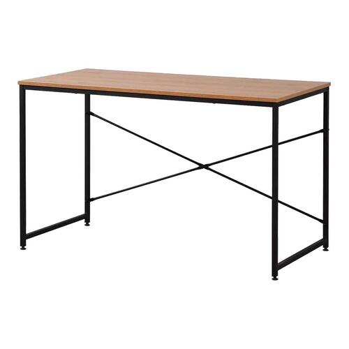 Skrivebord EDM 75195 Sort Træ Metal 120 x 60 x 74 cm