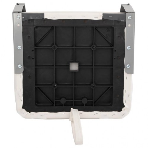 Foldbare bådsæder - 2 stk., 41 × 36 × 48 cm, sort/hvid
