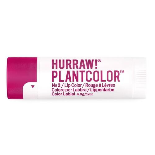 Læbepomade med farve Hurraw! PlantColor Nº 2 4,8 g Stick