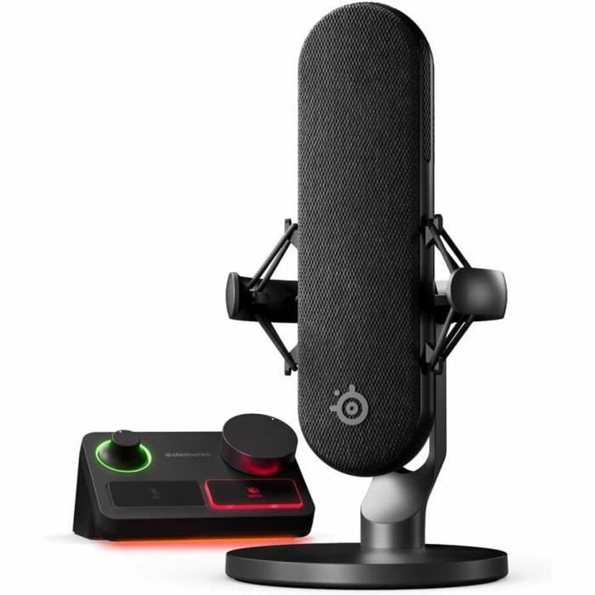 Mikrofon Steelseries Sort