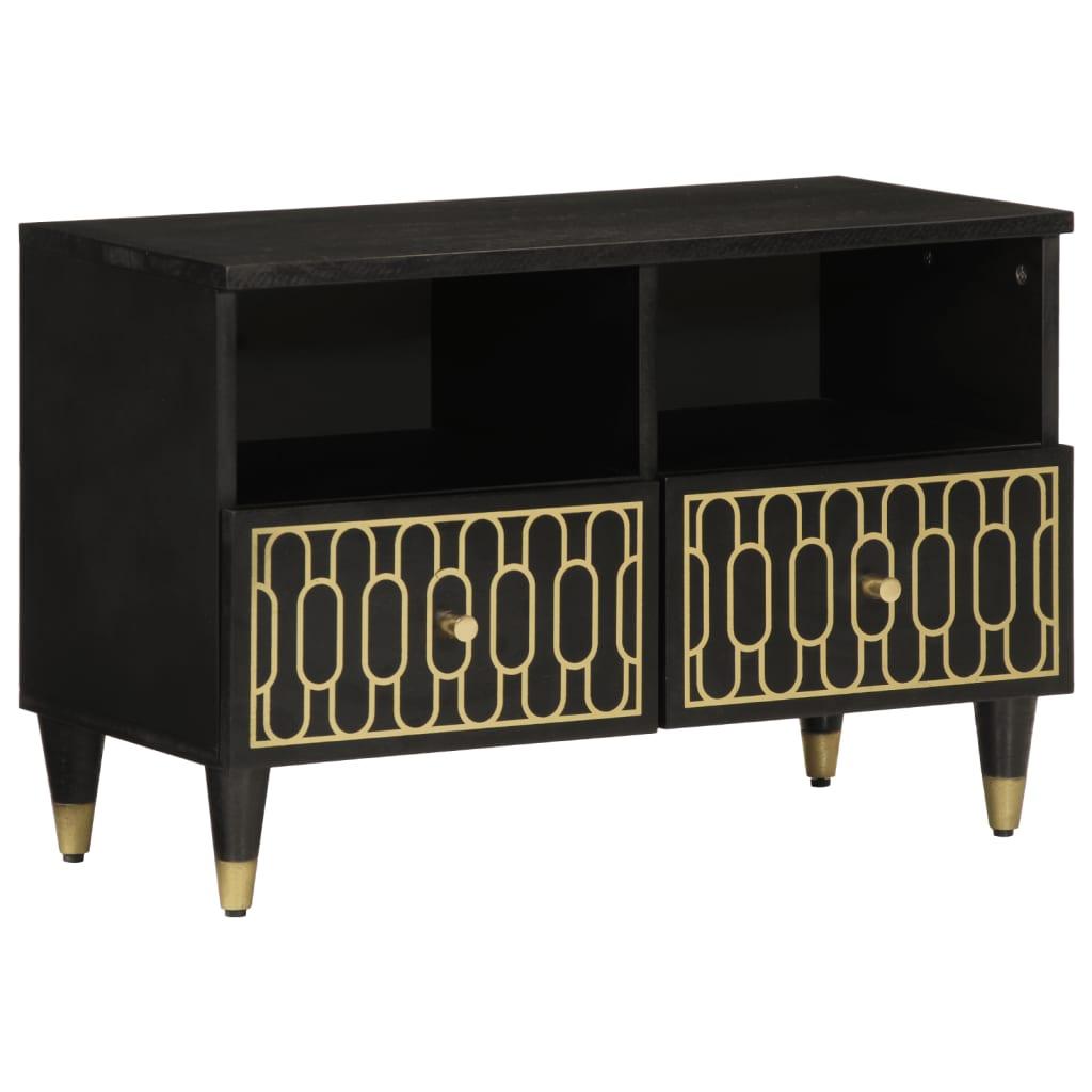 Tv-bord 70x33x46 cm massivt mangotræ billede