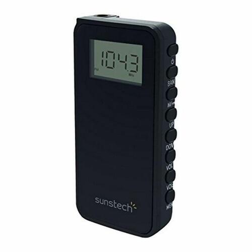 Transistorradio Sunstech RPD23BK Sort