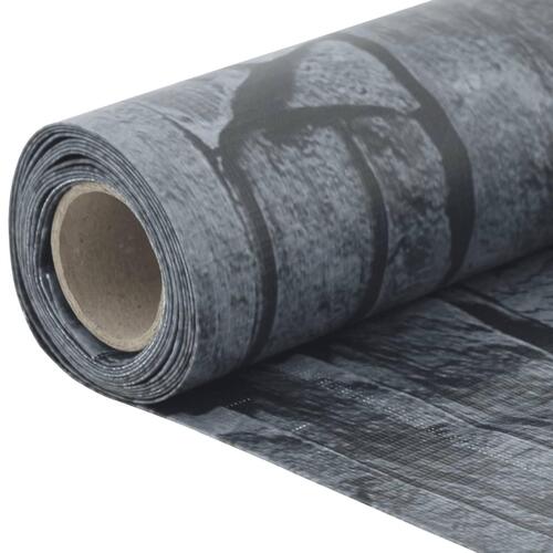 Altanafskærmning 400x90 cm PVC stendesign grå
