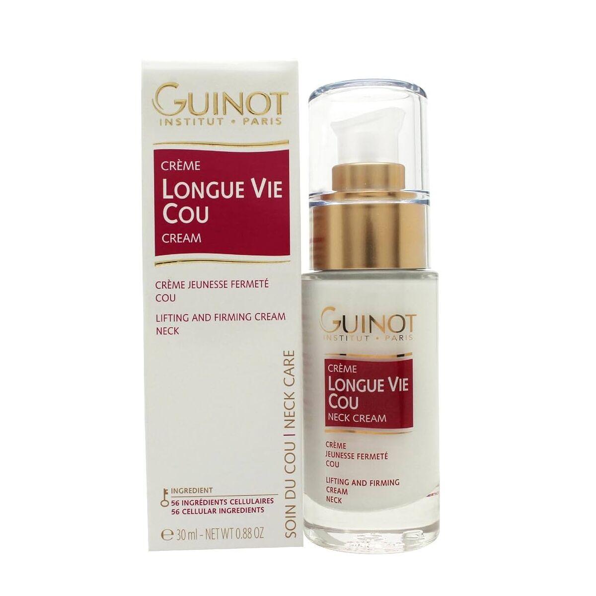 Creme med opstrammende effekt på halsen og kavalergangen Guinot Longue Vie 30 ml