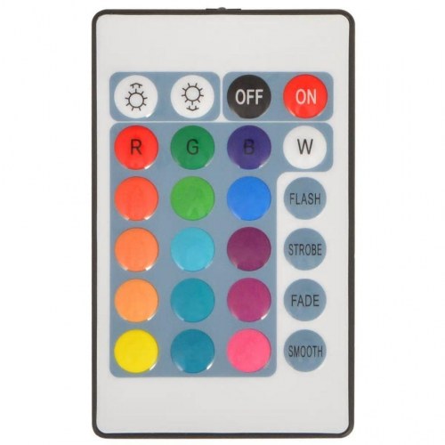 3-personers lænestol med LED-lys kunstlæder hvid