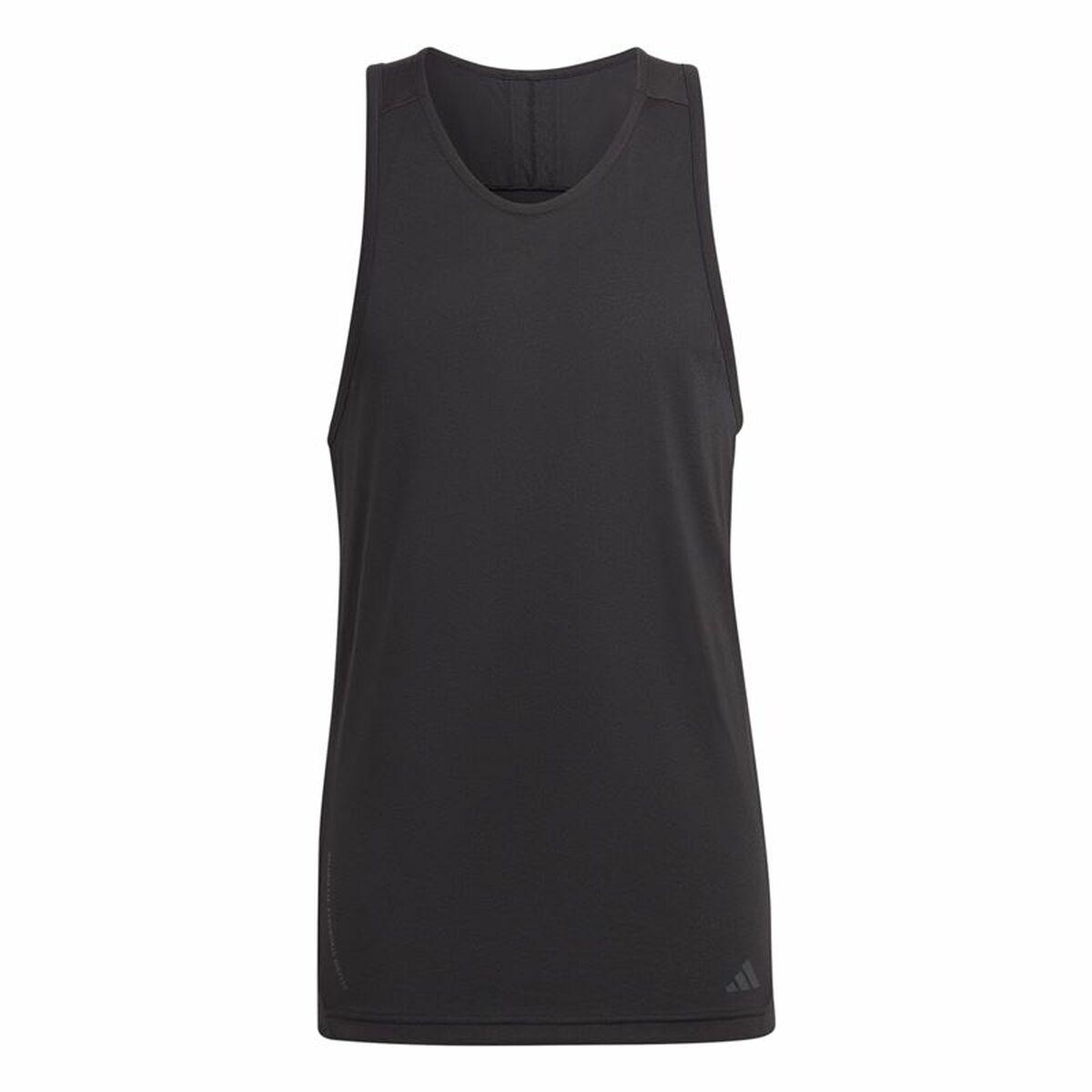 T-shirt til Mænd uden Ærmer Adidas Base Sort L