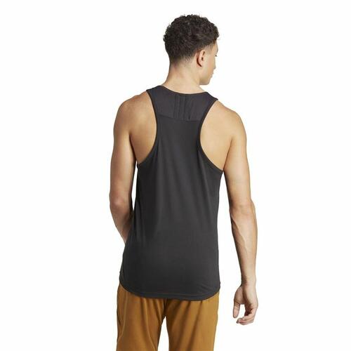 T-shirt til Mænd uden Ærmer Adidas Base Sort M