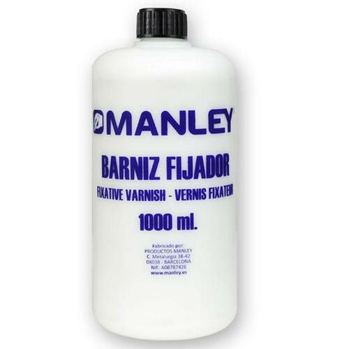 Fernis Manley MND00350/ 1000 Fiksativ 1 L Plastik Hvid Gennemsigtig