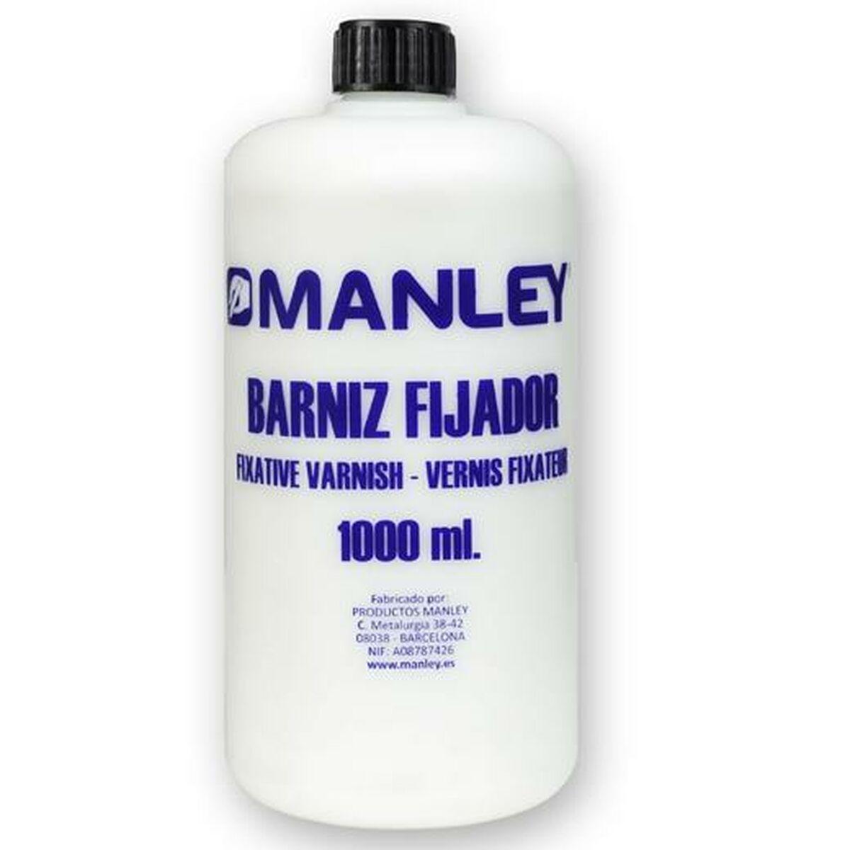 Fernis Manley MND00350/ 1000 Fiksativ 1 L Plastik Hvid Gennemsigtig