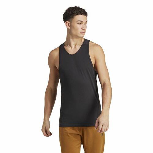 T-shirt til Mænd uden Ærmer Adidas Base Sort S