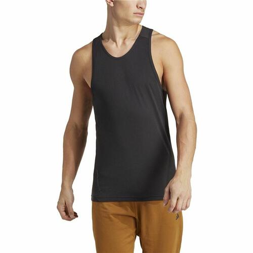 T-shirt til Mænd uden Ærmer Adidas Base Sort S