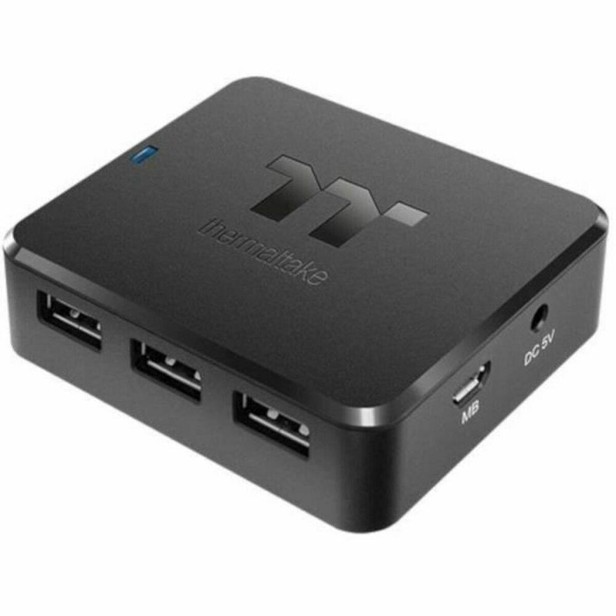 Usb Hub Thermaltake H200 Plus Sort Enheder