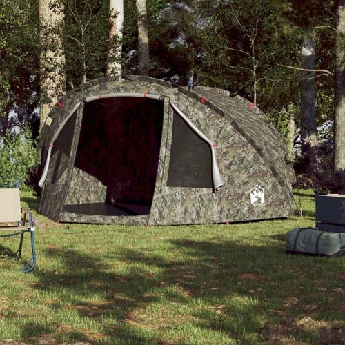 4-personers fisketelt vandafvisende camouflage