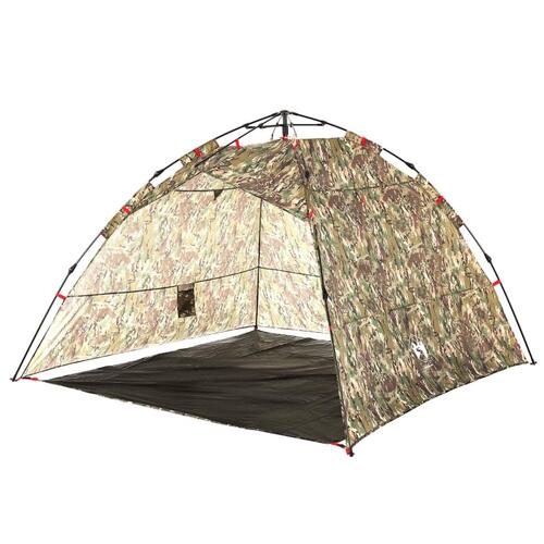 4-personers fisketelt quick-release camouflage