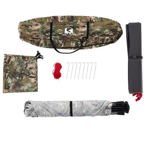 4-personers fisketelt quick-release camouflage
