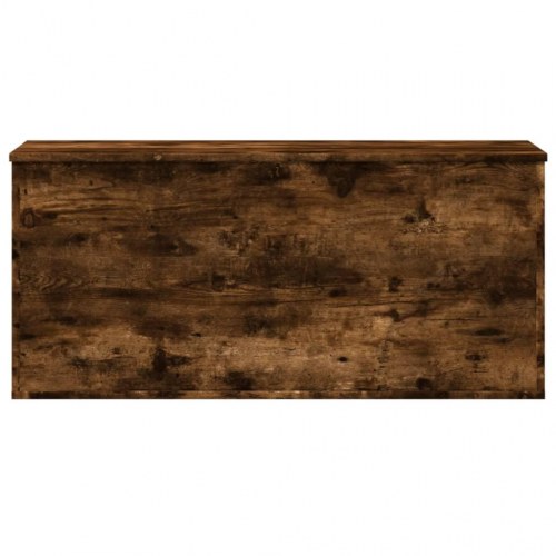Opbevaringskiste 100×42×46 cm i konstrueret træ - røget egetræsfarve