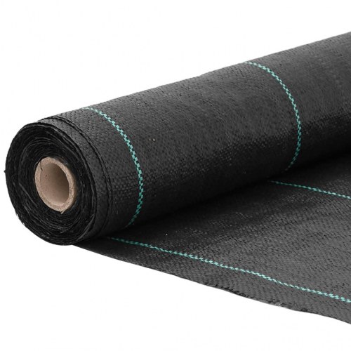 Ukrudtsdug 1,5 × 25 m - sort PP, 60 g/m²