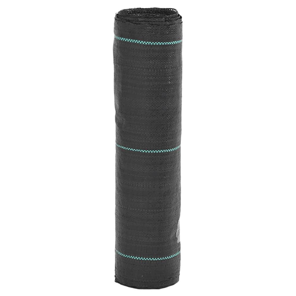 Ukrudtsdug 0,5×25 m PP sort