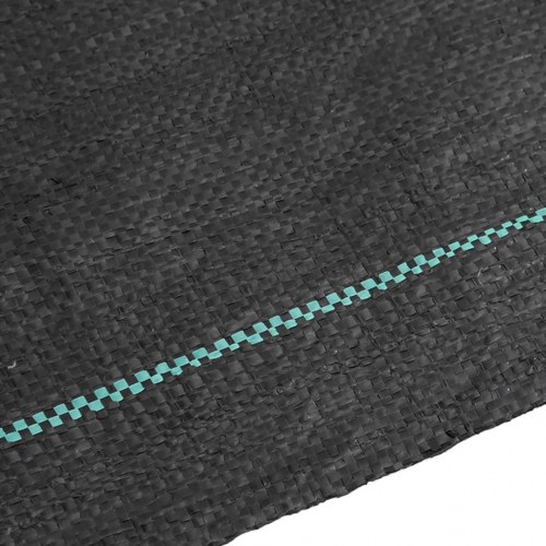 Ukrudtsmembran sort 0,5 × 50 m - PP ukrudtsdug 60 g/m²