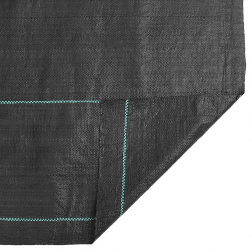 Ukrudtsmembran sort 0,5 × 50 m - PP ukrudtsdug 60 g/m²
