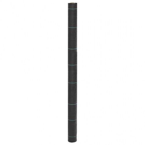 Ukrudtsmembran sort 1,5 × 50 m - PP ukrudtsdug 60 g/m²