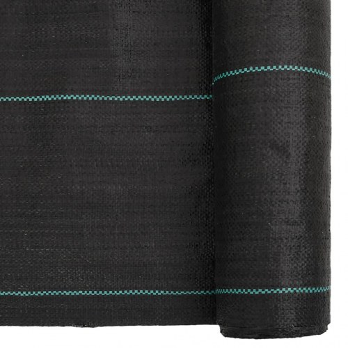 Ukrudtsmembran sort 1,5 × 50 m - PP ukrudtsdug 60 g/m²