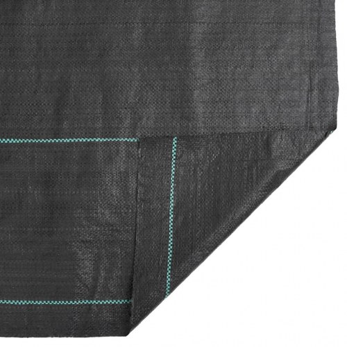 Ukrudtsmembran sort 1,5 × 50 m - PP ukrudtsdug 60 g/m²