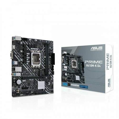 Asus PRIME H610M-K D4 mATX bundkort - LGA1700, DDR4