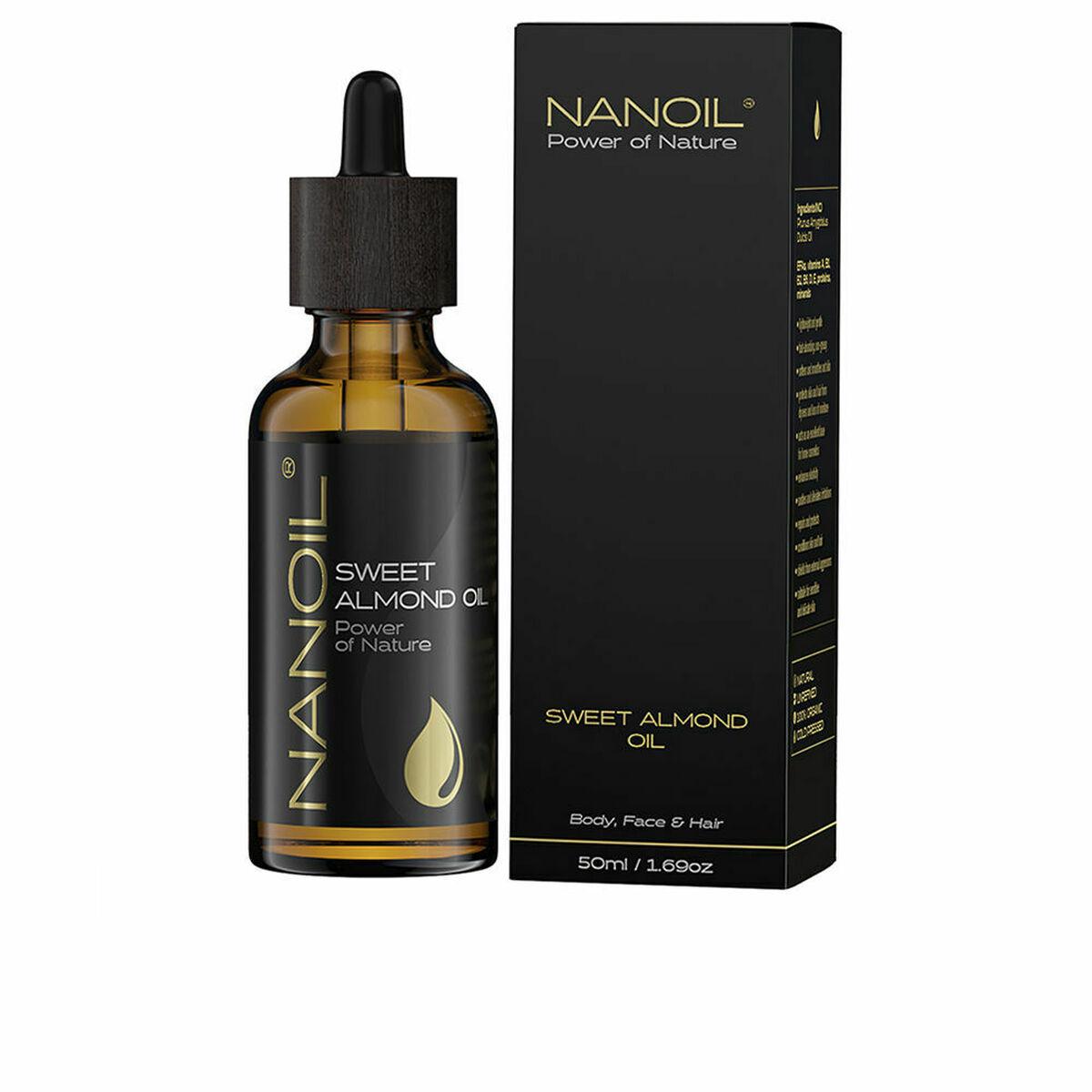 Badeolie med sød mandel - Nanoil Power of Nature 50 ml billede