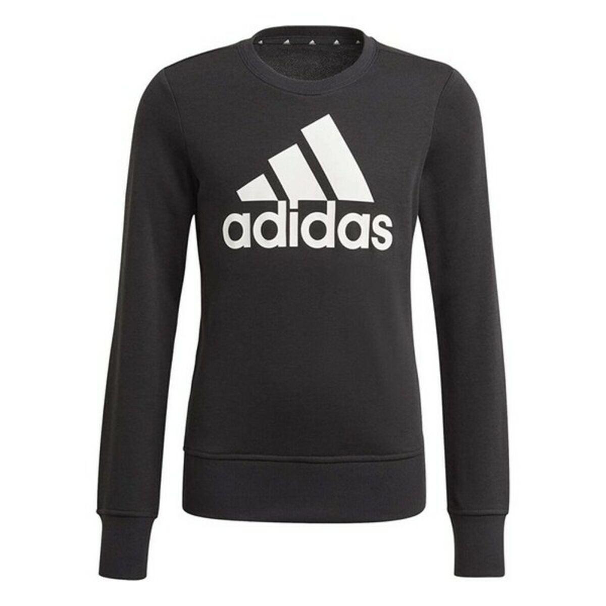 Sweatee Shirt Uden Hætte Til Piger Swt Adidas Gp0040 Sort 164