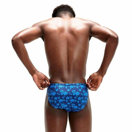 Badetøj til Mænd Speedo Allover Brief Blå 32