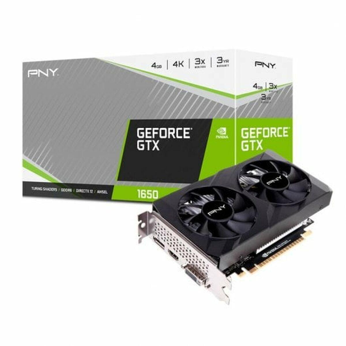 Grafikkort PNY VCG16504D6DFXPB1 4 GB RAM 4 GB