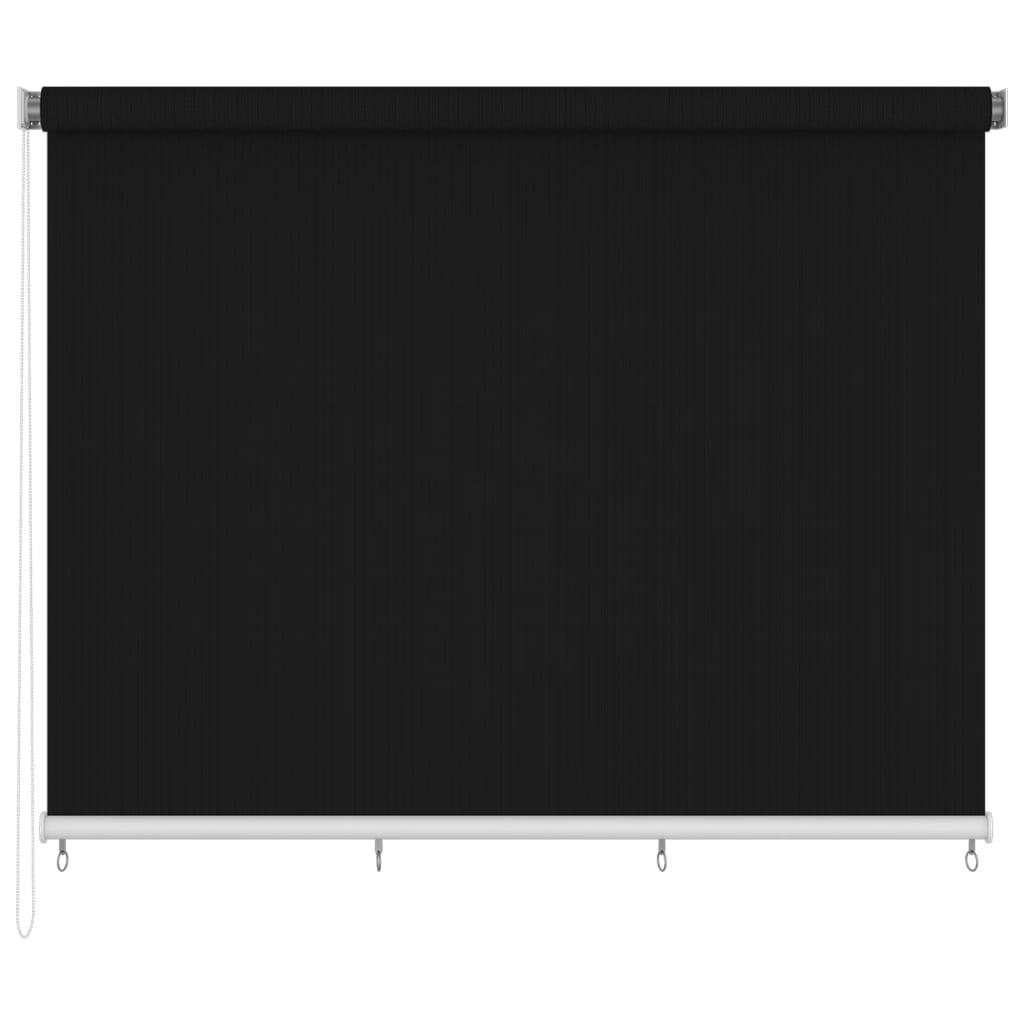 Udendørs rullegardin 350x230 cm sort
