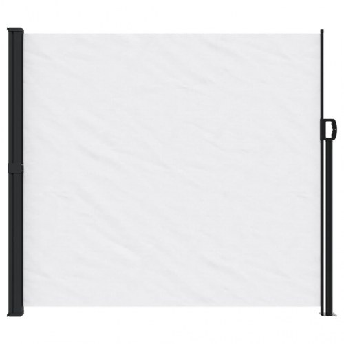 Sammenrullelig sidemarkise 180 × 300 cm - hvid