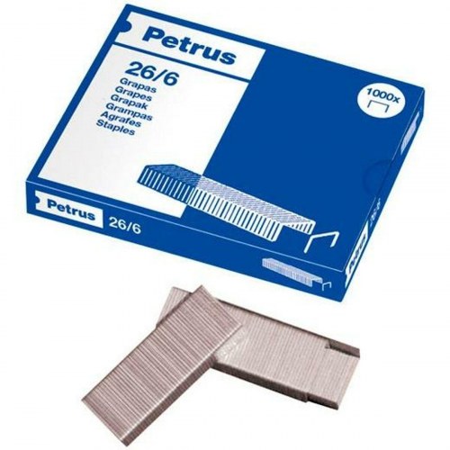 Petrus hæfteklammer 26/6 - 6 mm, 20 æsker