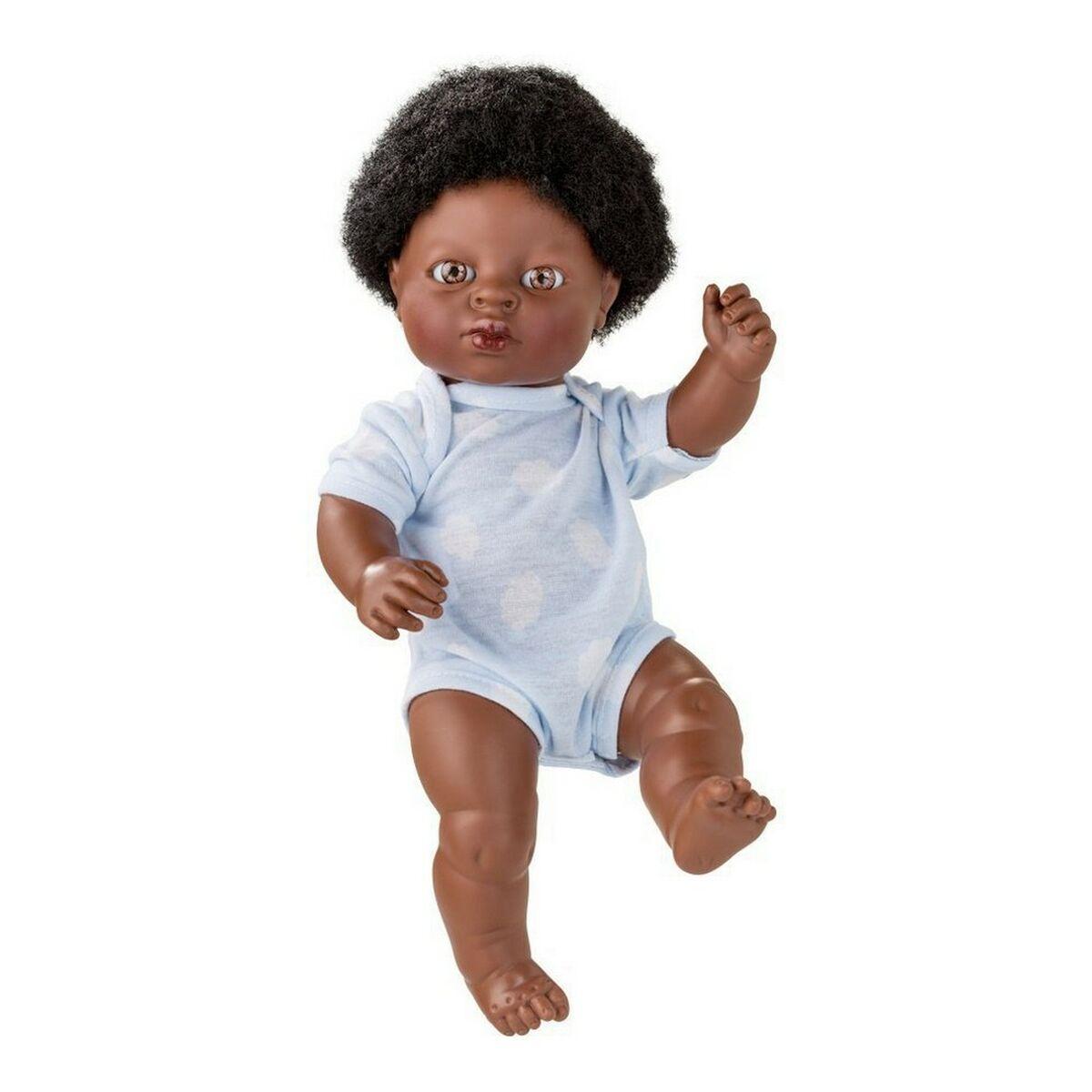 Dukke Baby Berjuan Newborn 38 Cm Afrikansk Pige