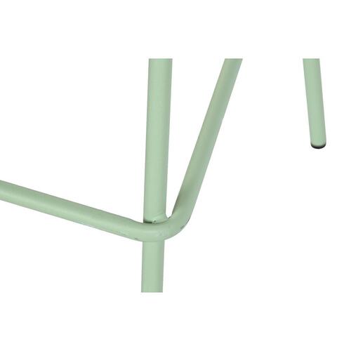 Barstol - metal og polypropylen, grøn, 52,5 × 49 × 104 cm