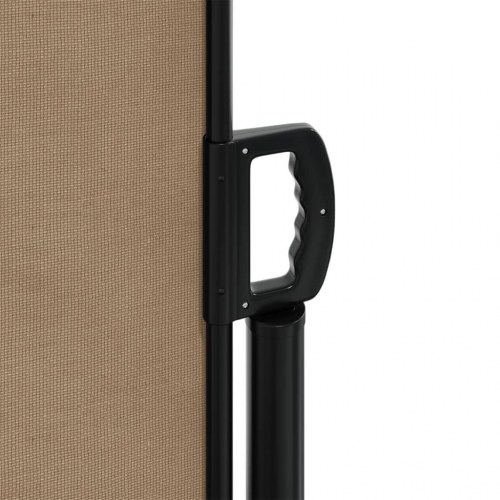 Sammenrullelig sidemarkise 100 × 300 cm - gråbrun