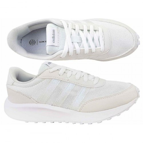 Sportssneakers til damer Adidas 70S K HR0295 Hvid - 38