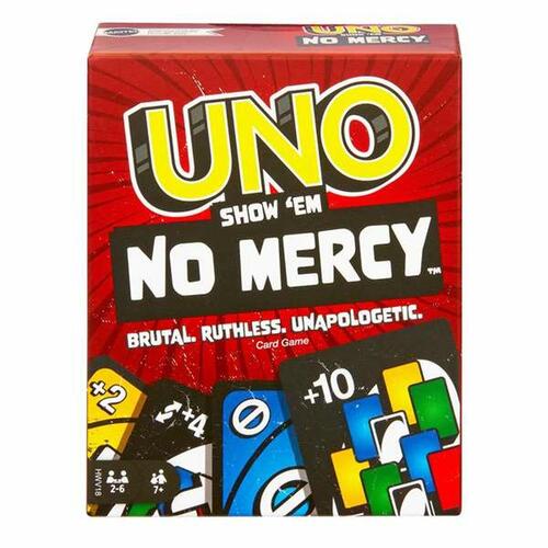 Mattel UNO No Mercy - kortspil til familien