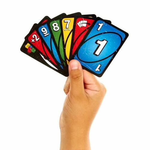 Mattel UNO No Mercy - kortspil til familien