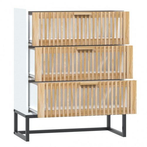 Skænk 60 × 30 × 75 cm i konstrueret træ - hvid